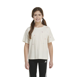 Girls' Grade School - adidas Printed Loose Box T-Shirt - Multi/White