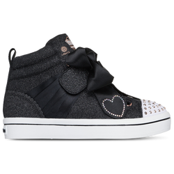 Girls' Preschool - Skechers Twi-Lites 2.0 - Black/White