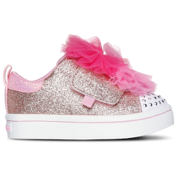 Girls' Toddler - Skechers Twi-Lites 2.0 - Rose Gold /Pink