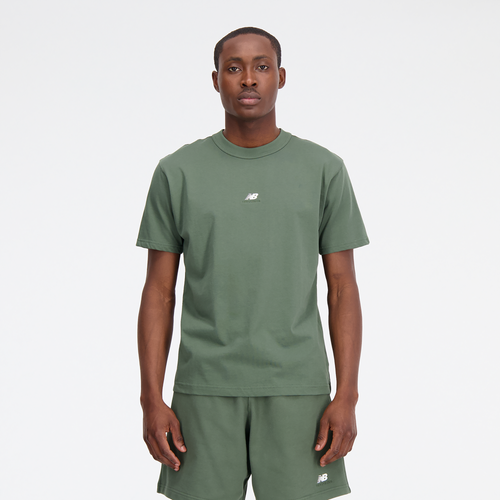 

New Balance Mens New Balance Athletics Graphic T-Shirt - Mens Green/White Size S