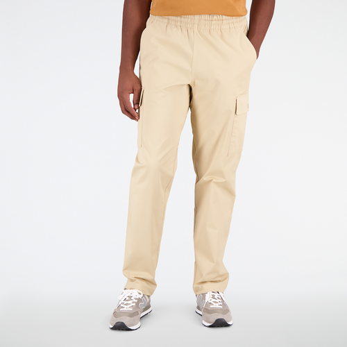 

New Balance Mens New Balance Athletics Woven Pants - Mens Tan/Tan Size M