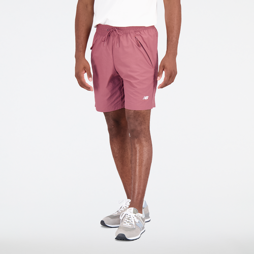 

New Balance Mens New Balance Athletics Woven Shorts - Mens Maroon/Maroon Size XL