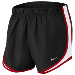 Women's - Nike Dri-FIT 3.5" Tempo Shorts - Black/White/Sport Red