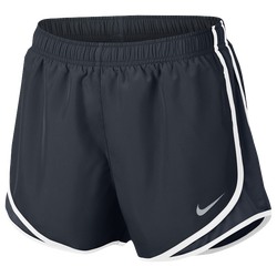 Women's - Nike Dri-FIT 3.5" Tempo Shorts - Dark Obsidian/Dark Obsidian/Wolf Grey