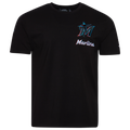 Pro Standard Miami Marlins Postage SJ T-Shirt - Pro Standard Black/Multi