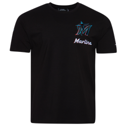 Men's - Pro Standard Miami Marlins Postage SJ T-Shirt - Black/Multi