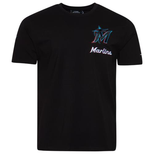 MENS - Pro Standard Miami Marlins Postage SJ T-Shirt - Black/Multi
