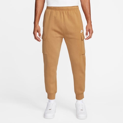 Nike Mens NSW Cargo Club Pants Mens Tan White Size S