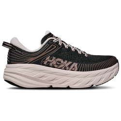 Women's - HOKA Bondi 7  - Black/Rose Cream