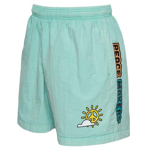 

Cross Colours Mens Cross Colours Peace Makers Nylon Shorts - Mens Blue Size S