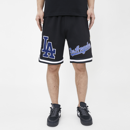 

Pro Standard Mens Pro Standard Dodgers Shorts - Mens Black Size M