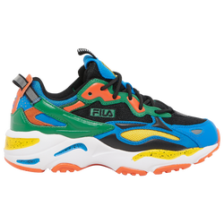 Boys' Grade School - Fila Ray Tracer - Black/Blue/White