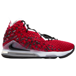 Men's - Nike LeBron 17 - University Red/White/Black