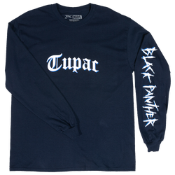 Men's - Bravado Black Panther Logo L/S T-Shirt - Blue