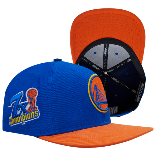 

Pro Standard Pro Standard Warriors Half Court Wool Snapback Hat - Adult Black/Red/Black Size One Size