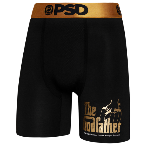 

PSD Mens PSD Graphic Briefs - Mens Black/Gold Size S