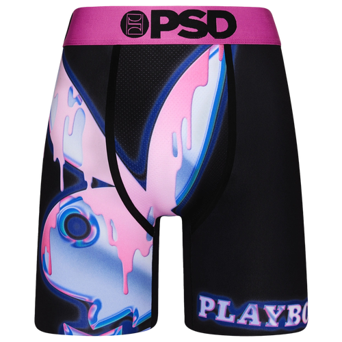 Shop Psd Mens  Graphic Briefs In Black/purple