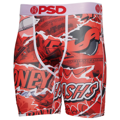 

PSD Mens PSD Graphic Briefs - Mens Red Size S