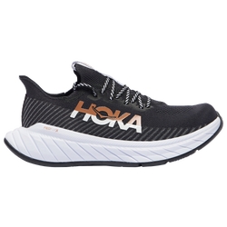 Women's - HOKA Carbon X 3 Running Shoes - Black/White/Gold