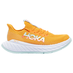 Women's - HOKA Carbon X 3 Running Shoes - Radiant Yellow/Camelia