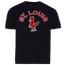 Pro Standard Cardinals Retro Stacked Logo Pro Team T-Shirt - Men's Black/Black