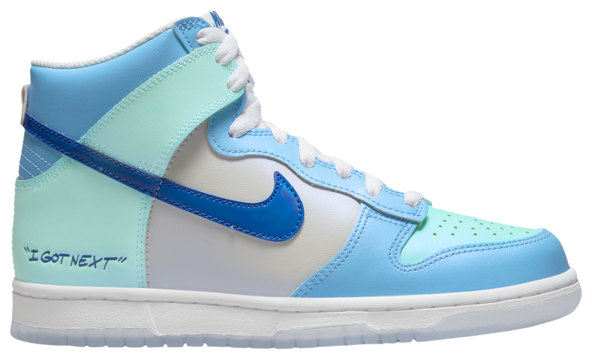 blue dunks foot locker