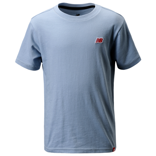 

Boys New Balance New Balance LBR Logo T-Shirt - Boys' Grade School Blue Size S