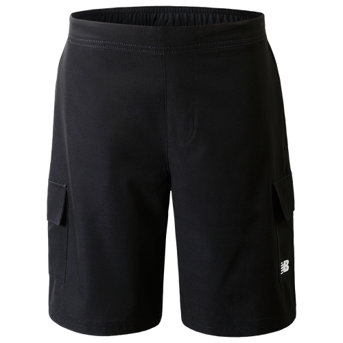 

Boys New Balance New Balance Woven Cargo Shorts - Boys' Grade School Black Size XL