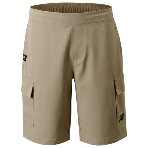 

Boys New Balance New Balance Woven Cargo Shorts - Boys' Grade School Tan Size M