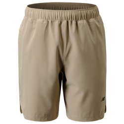 Boys' Grade School - New Balance Mesh Shorts - Tan/Tan