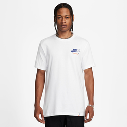 Men's - Nike NSW OC PK5 Graphic T-Shirt  - White/White