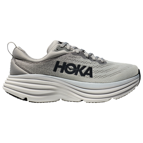 Hoka Mens  Bondi 8 In Sharkskin/harbor Mist