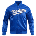 Pro Standard LOS ANGELES DODGERS SATIN JACKET - Pro Standard Dodger Blue