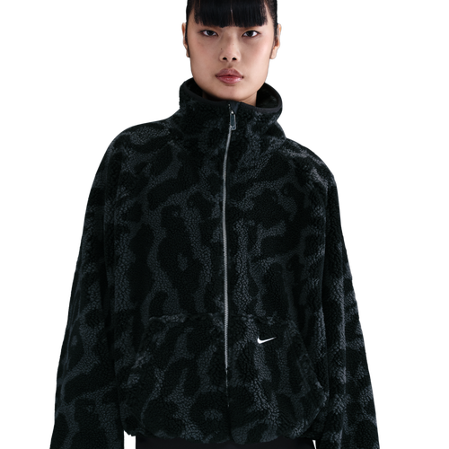 Nike Womens  Nsw Street Sherpa Jacket In Black
