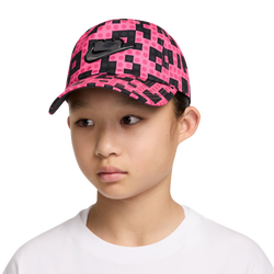 Girls' Grade School - Nike x Lego Collection Printed Cap  - Vivid Pink/Hyper Pink