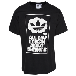 Men's - adidas Originals All Day Sneakers T-Shirt - Black/White