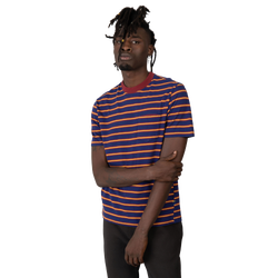 Men's - Op-Ed Gallerie E-Z Y/Dye Stripe T-Shirt - Blue/Blue