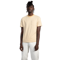 Men's - Op-Ed Gallerie E-Z Y/Dye Stripe T-Shirt - Tan/Tan