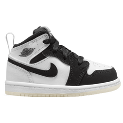 Boys' Toddler - Jordan AJ 1 Mid SE - White/Black/Multi