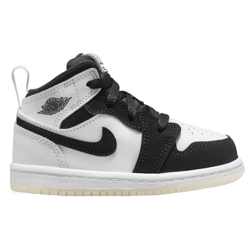 

Boys Jordan Jordan AJ 1 Mid SE - Boys' Toddler Shoe White/Black/Multi Size 04.0