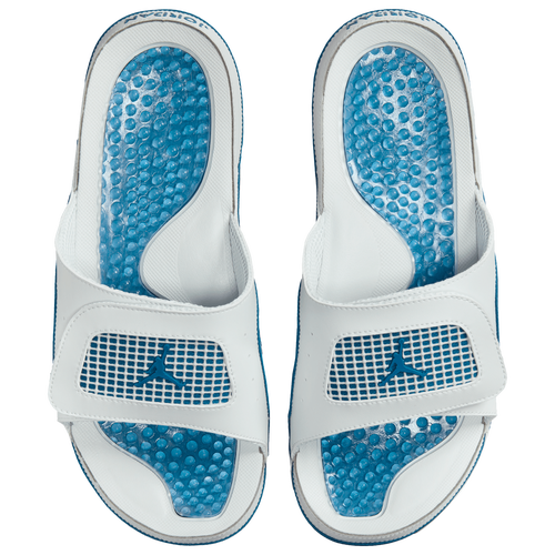 

Jordan Mens Jordan Retro 4 Hydro - Mens Shoes White/Neutral Gray/Industrial Blue Size 13.0