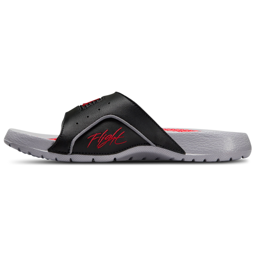 Jordan Hydro 4 Retro Big Kids Slides Black