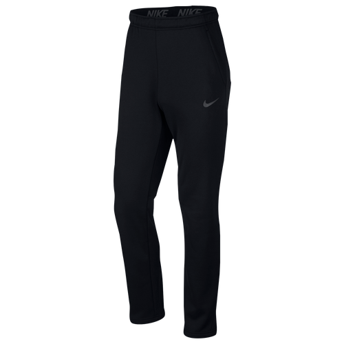 MENS - Nike Therma Fleece Pants - Black/Metallic Hematite