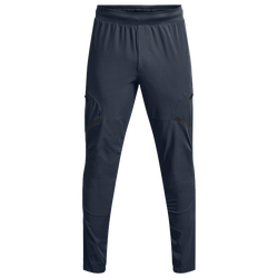 Men's - Under Armour Unstoppable Cargo Pants  - Black/Downpour Grey