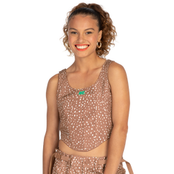 Women's - Melody Ehsani Corset Top - Brown