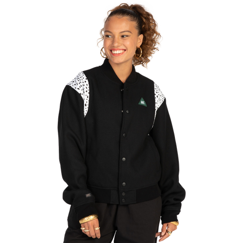 

Melody Ehsani Womens Melody Ehsani Power In Purpose Varsity Jacket - Womens Black Size L