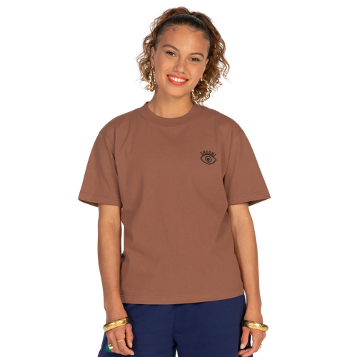 

Melody Ehsani Womens Melody Ehsani DNA Boxy T-Shirt - Womens Brown Size XL