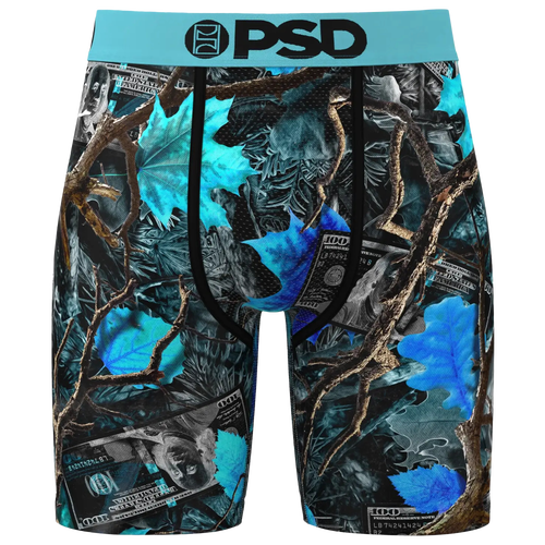 

PSD Mens PSD Money Tide Underwear - Mens Black/Blue Size S