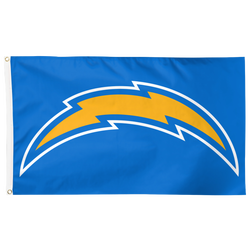 Adult - WinCraft Los Angeles Chargers 3x5 Deluxe Flag - White/Gold/Powder Blue