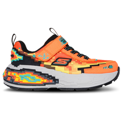 Girls' Preschool - Skechers Mega-Craft 4K  - Orange/Black